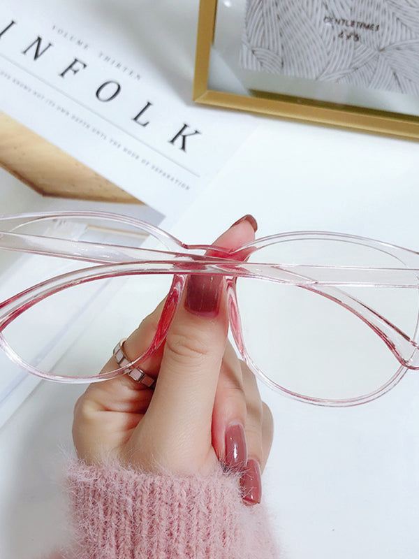 New fashionable anti-blue light large frame glasses