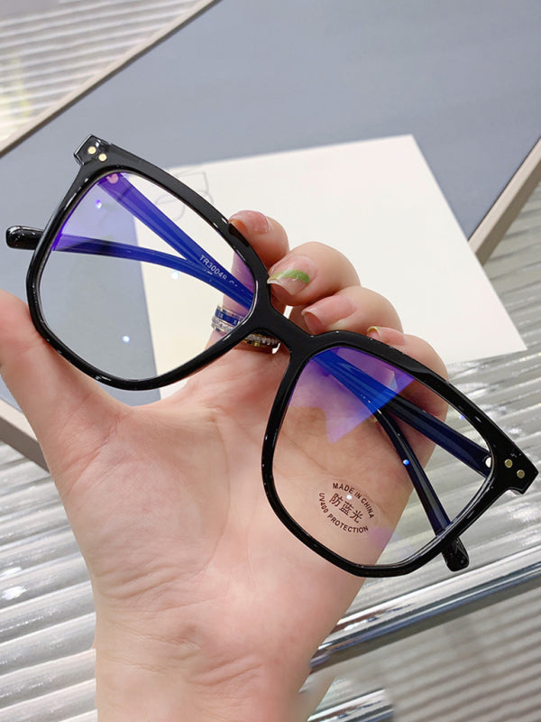New anti-blue light large frame fashion glasses