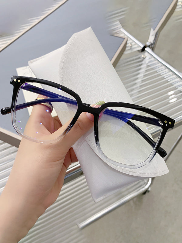 New anti-blue light large frame fashion glasses