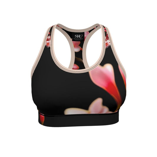 Women's Custom Exclusive Cherry Blossoms Sports Bra