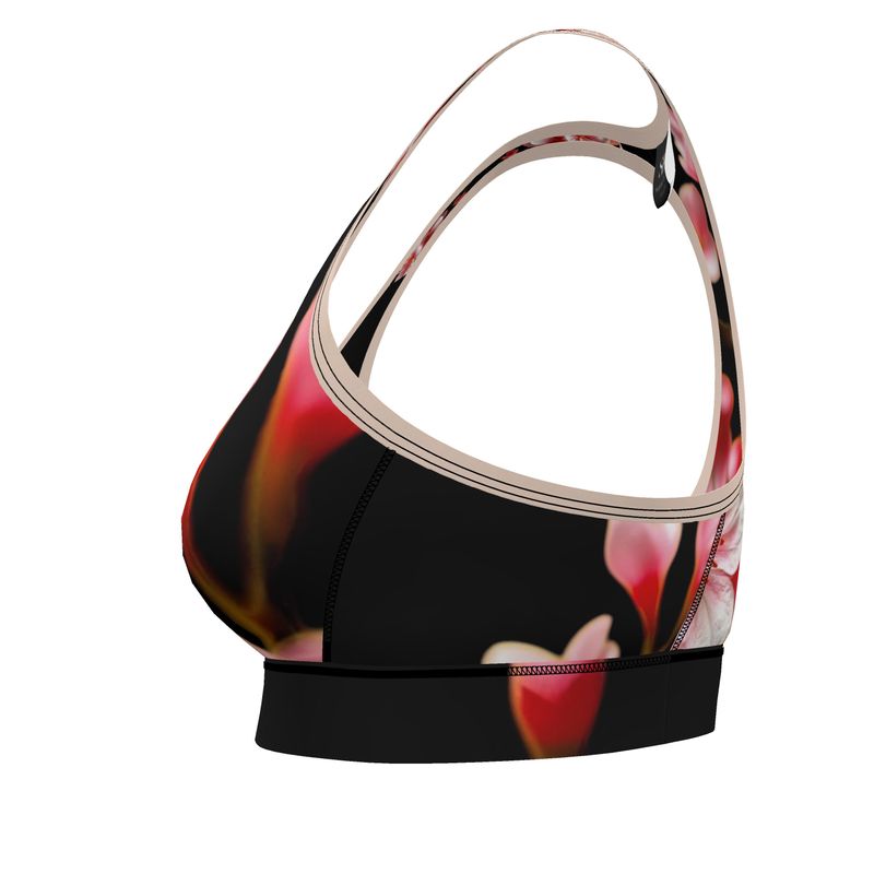 Women's Custom Exclusive Cherry Blossoms Sports Bra