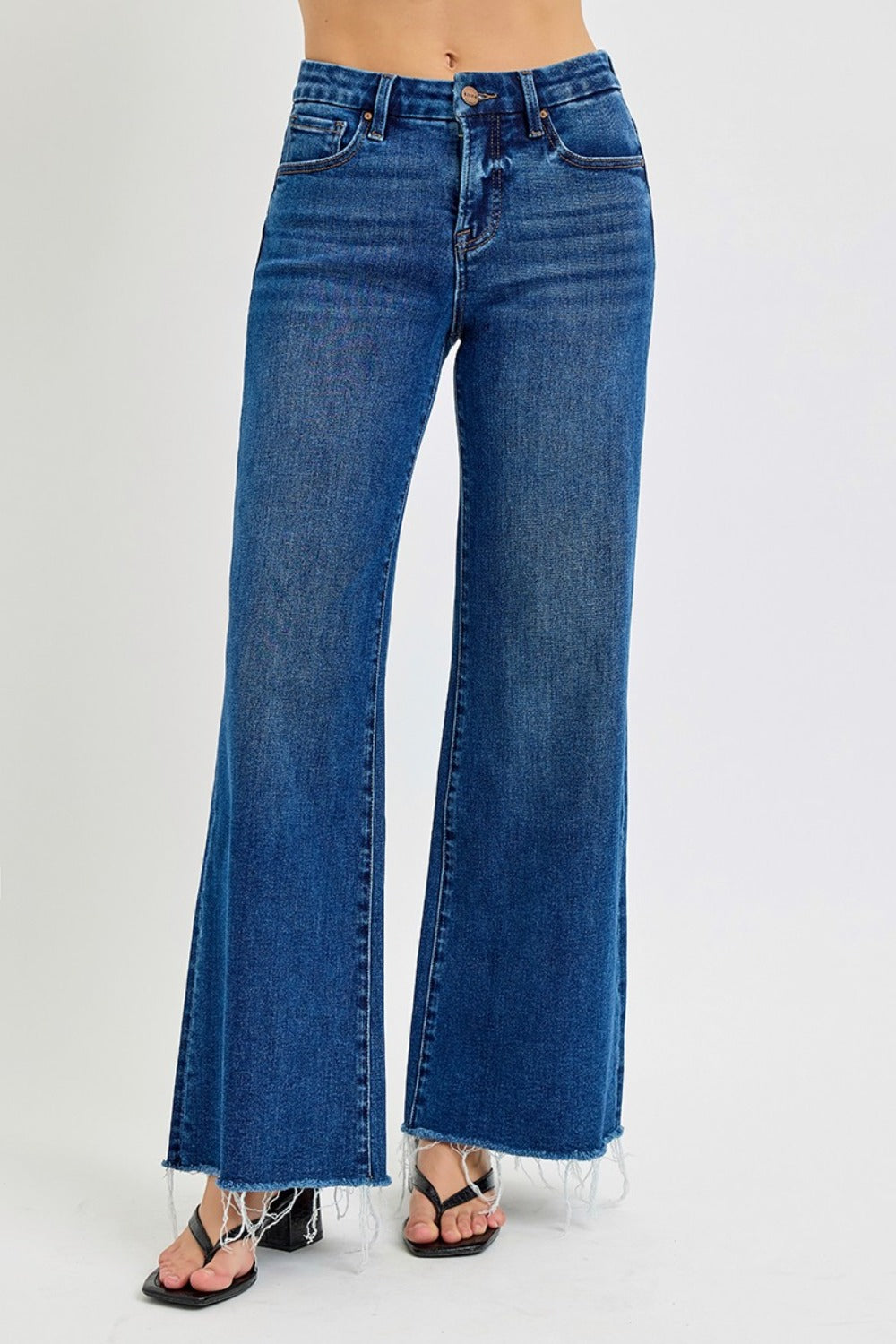 Women's High Rise Wide Leg Jeans