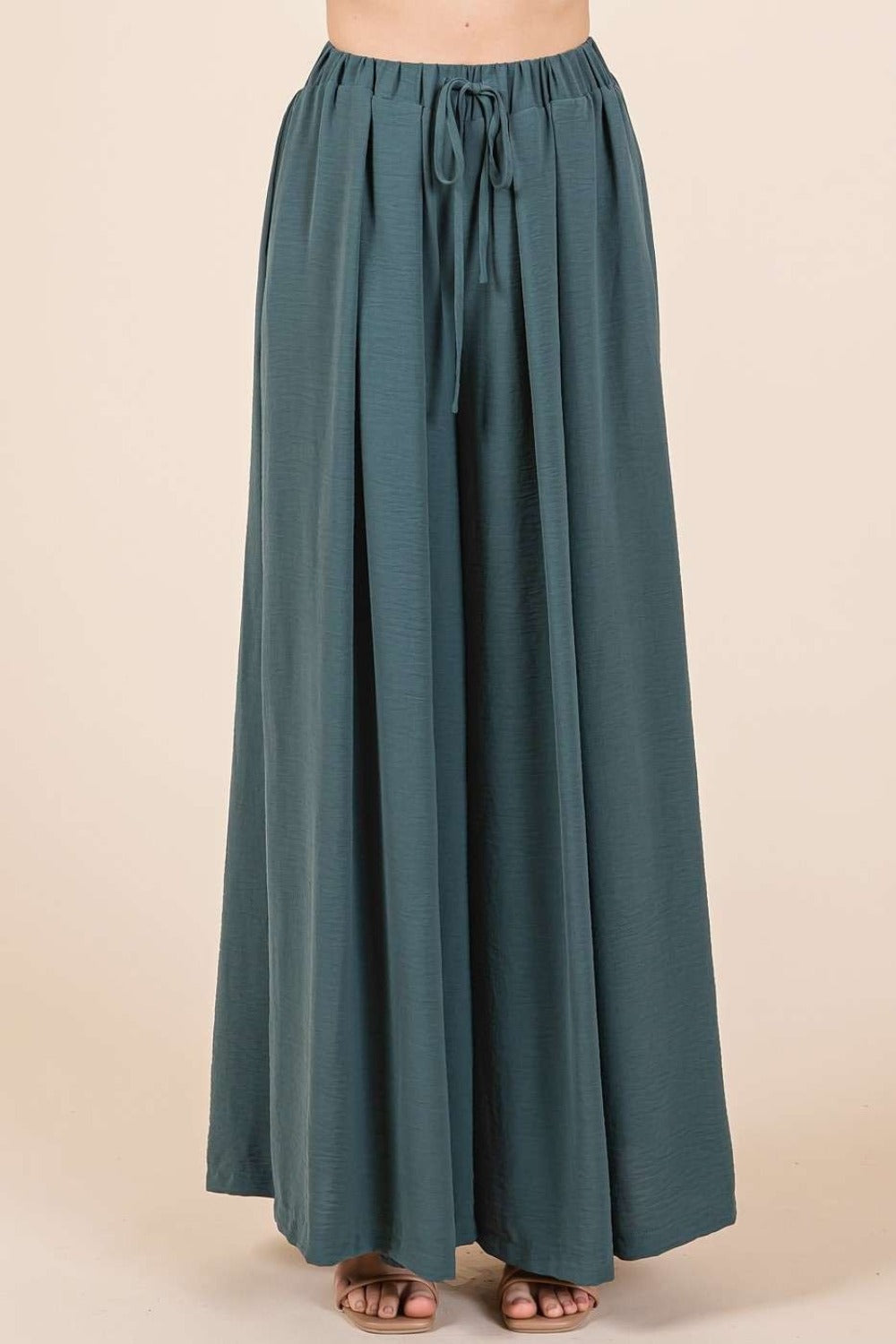 Women's Pleated Wide Leg Pants