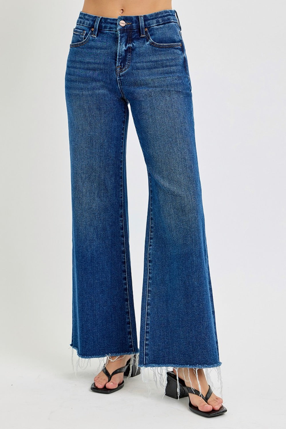 Women's High Rise Wide Leg Jeans