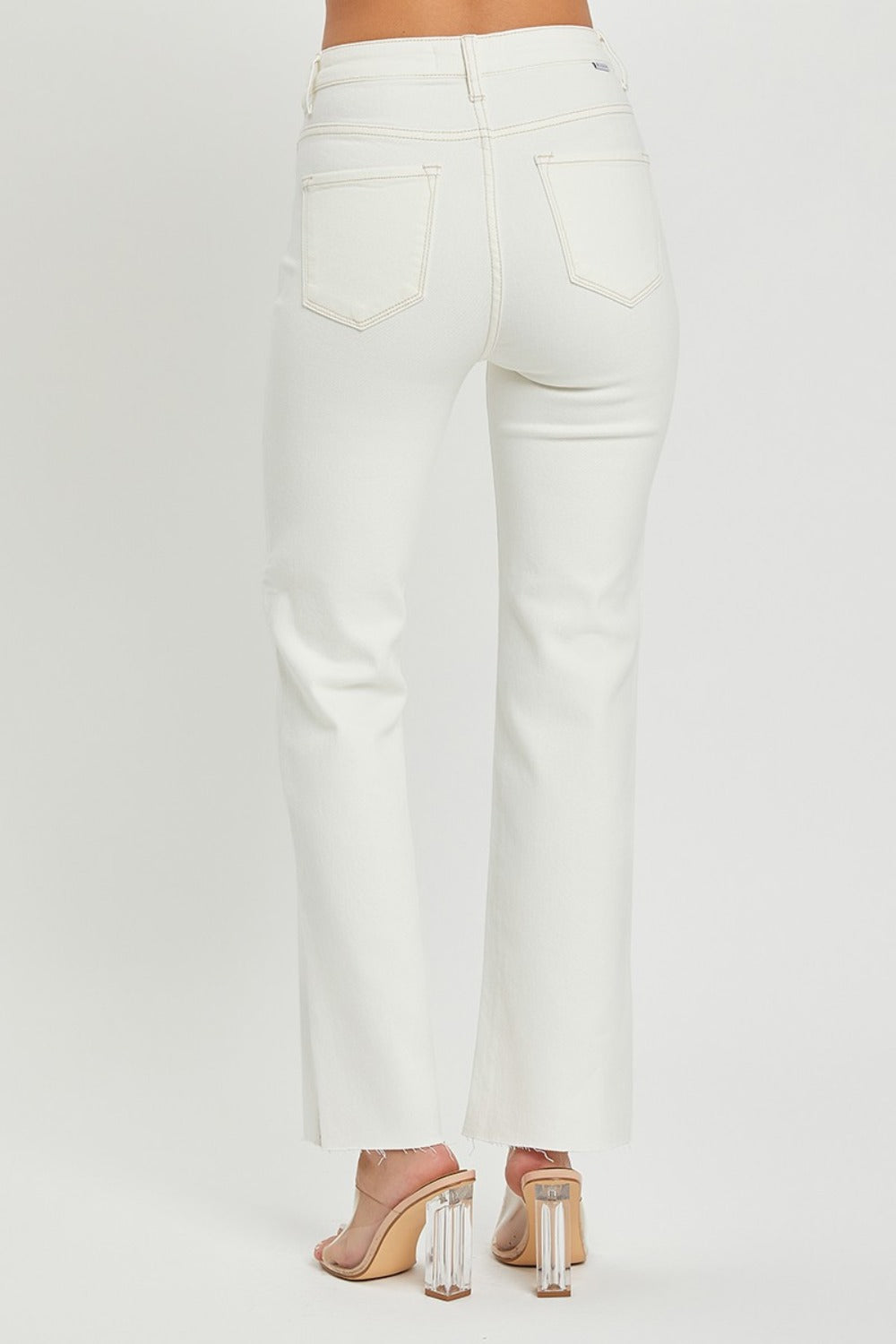 Women's High Rise Straight Jeans