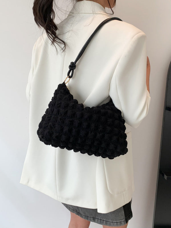 Soft Checkered Handbag