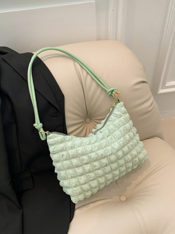 Soft Checkered Handbag