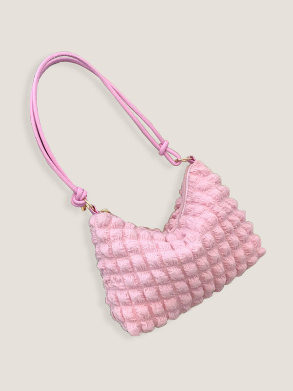 Soft Checkered Handbag