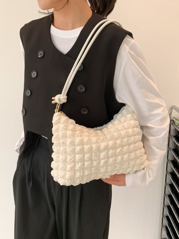 Soft Checkered Handbag