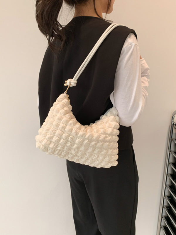 Soft Checkered Handbag