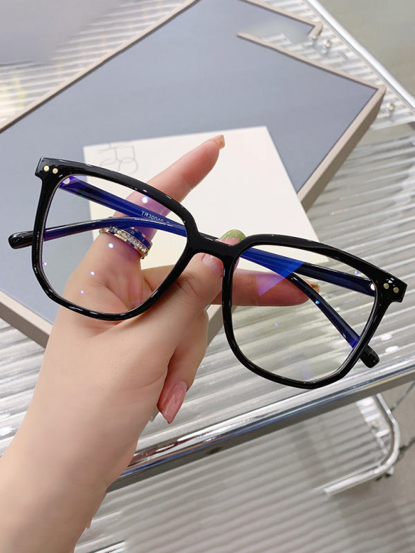 New anti-blue light large frame fashion glasses