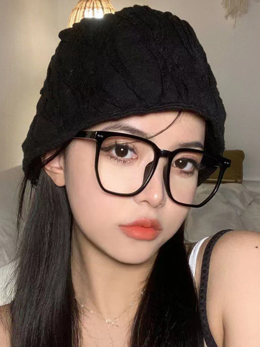 New anti-blue light large frame fashion glasses