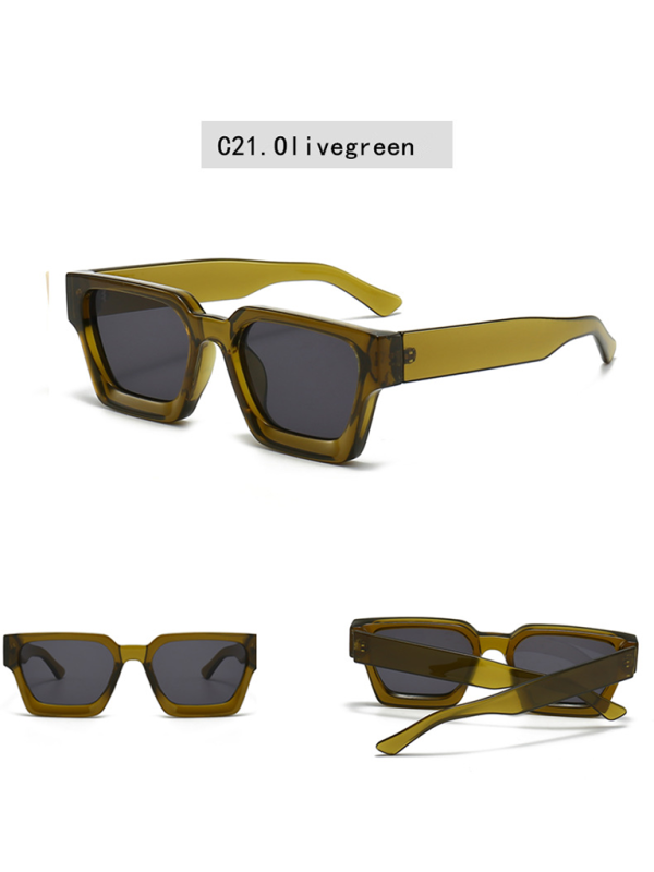 Thick Framed Square Sunglasses