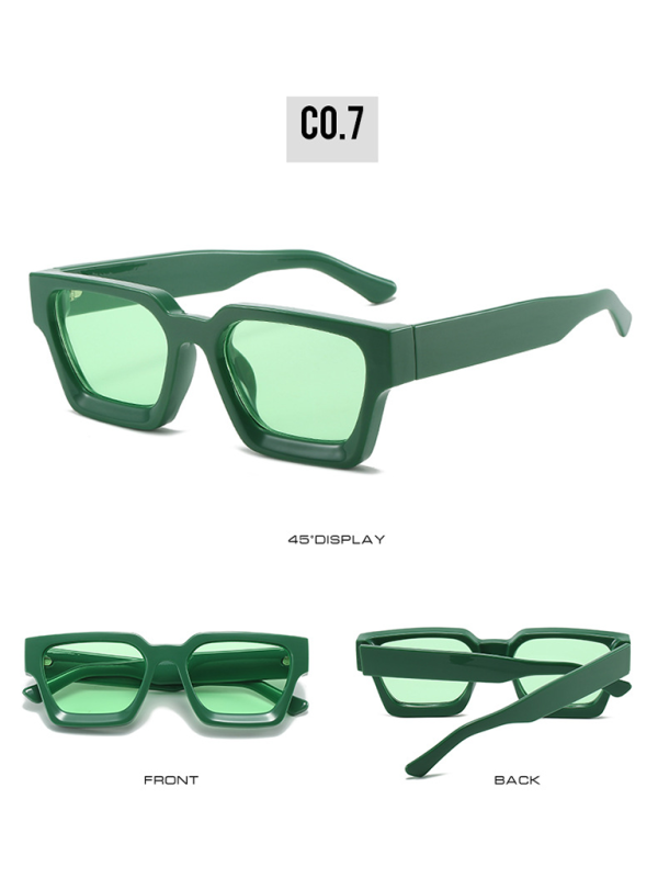Thick Framed Square Sunglasses