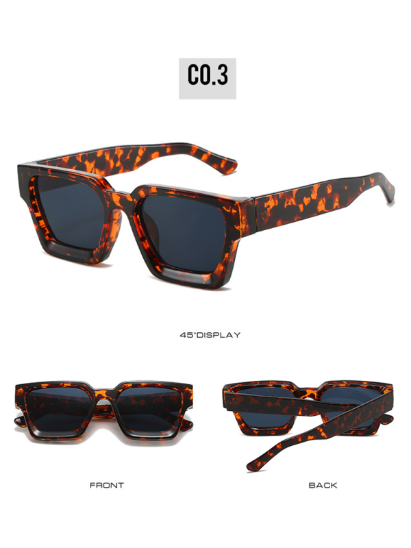 Thick Framed Square Sunglasses