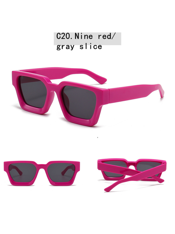 Thick Framed Square Sunglasses