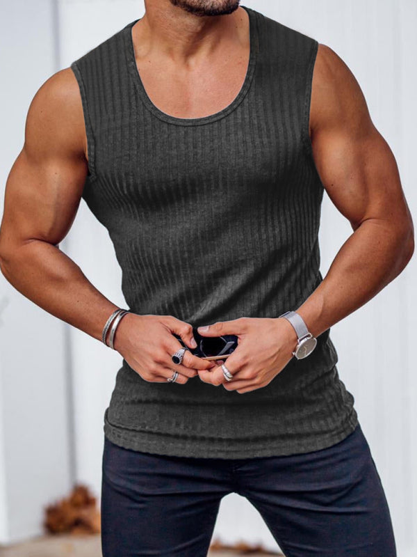 Ribbed Slim Sleeveless Tank Top