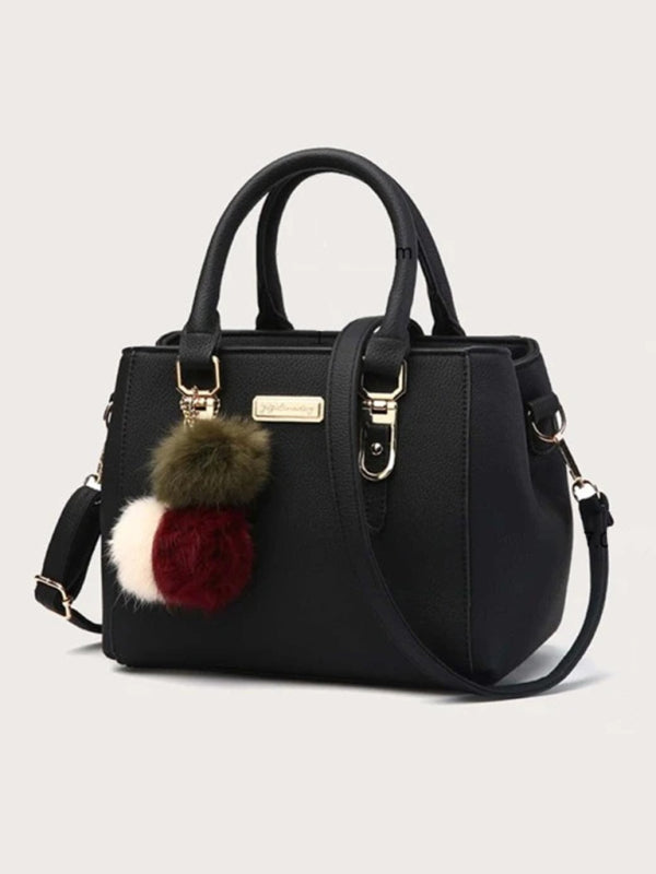 Small Convertible Handbag with Charm