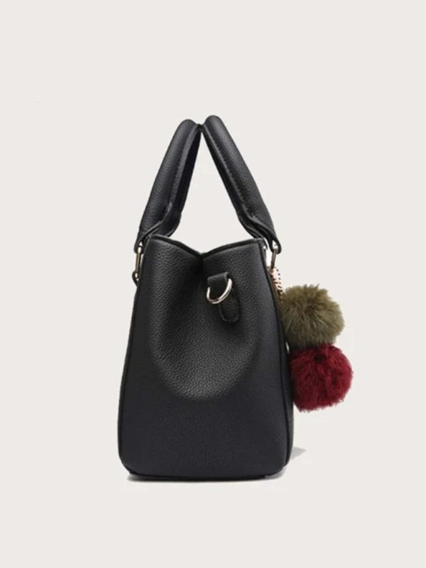 Small Convertible Handbag with Charm