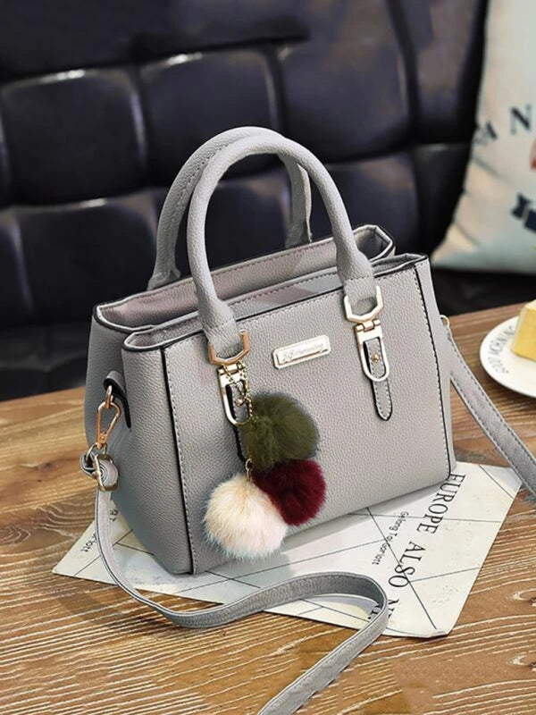 Small Convertible Handbag with Charm