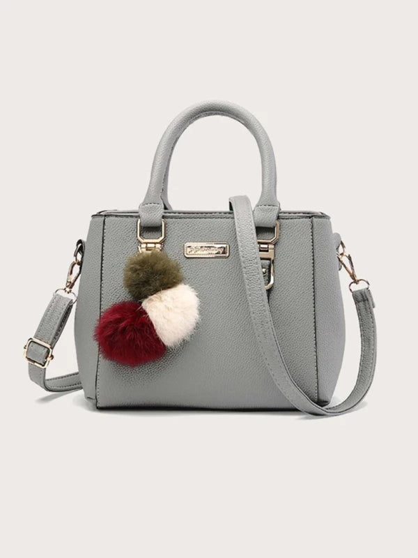 Small Convertible Handbag with Charm