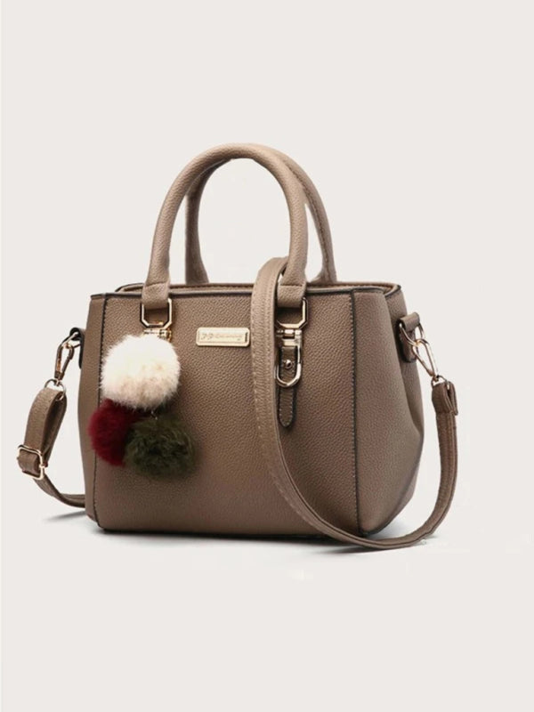 Small Convertible Handbag with Charm