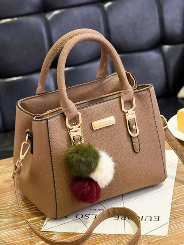 Small Convertible Handbag with Charm