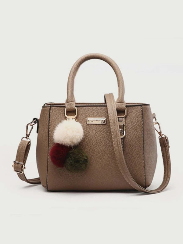 Small Convertible Handbag with Charm