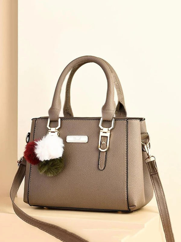 Small Convertible Handbag with Charm