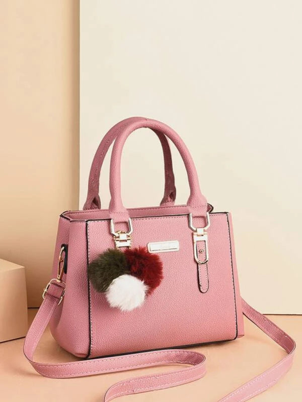 Small Convertible Handbag with Charm