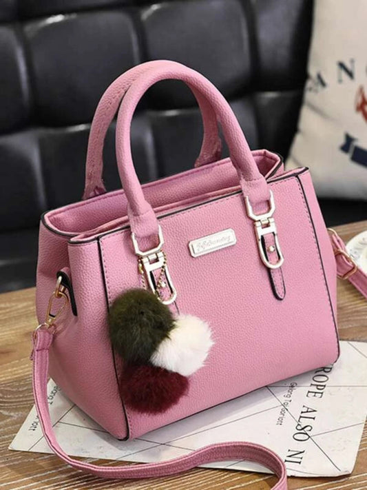 Small Convertible Handbag with Charm