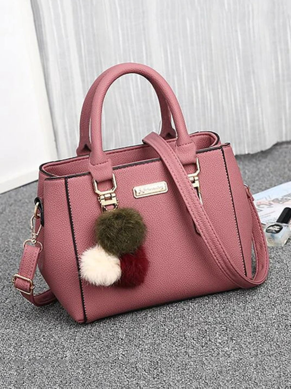 Small Convertible Handbag with Charm