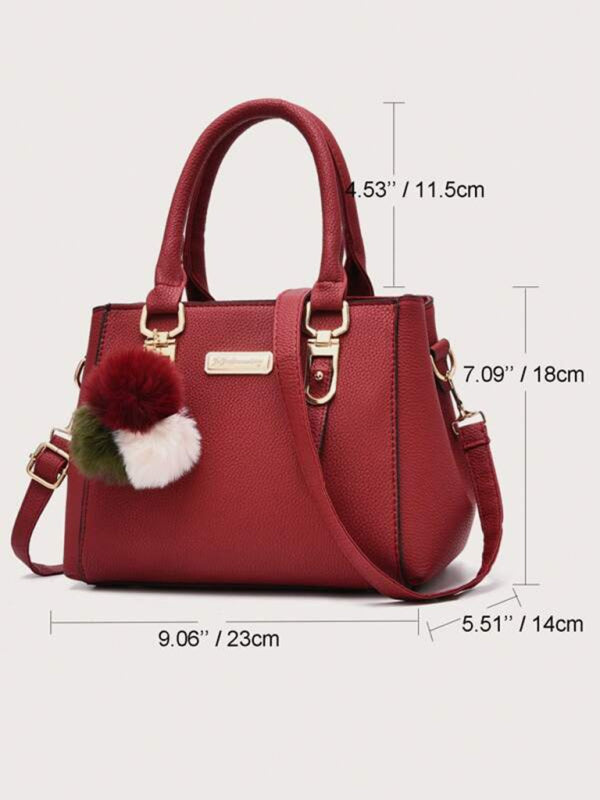 Small Convertible Handbag with Charm