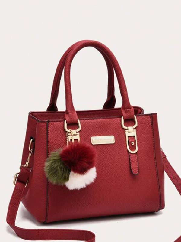 Small Convertible Handbag with Charm