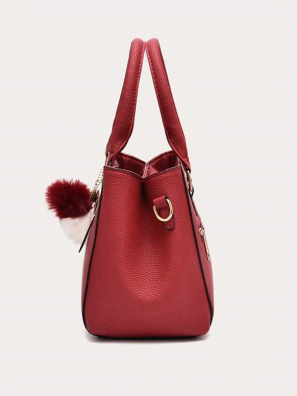 Small Convertible Handbag with Charm