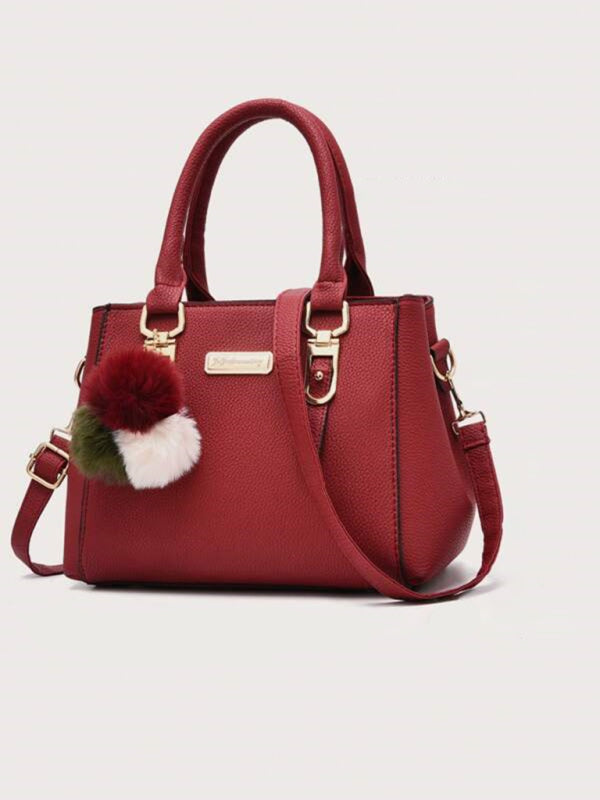 Small Convertible Handbag with Charm