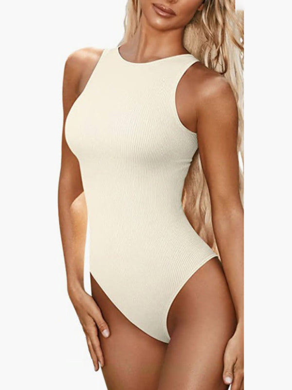 High Neck Sleeveless Classic Bodysuit