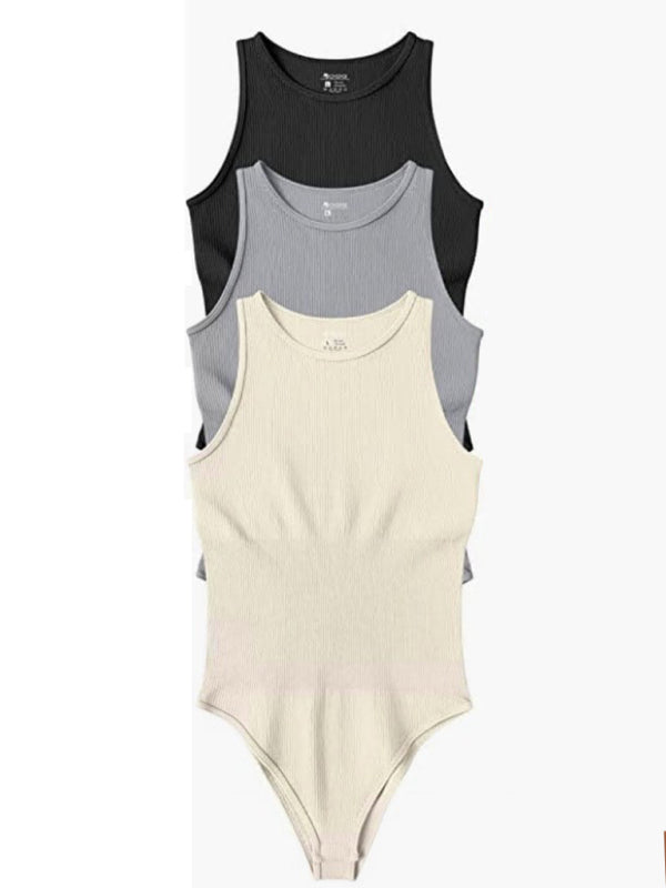 High Neck Sleeveless Classic Bodysuit