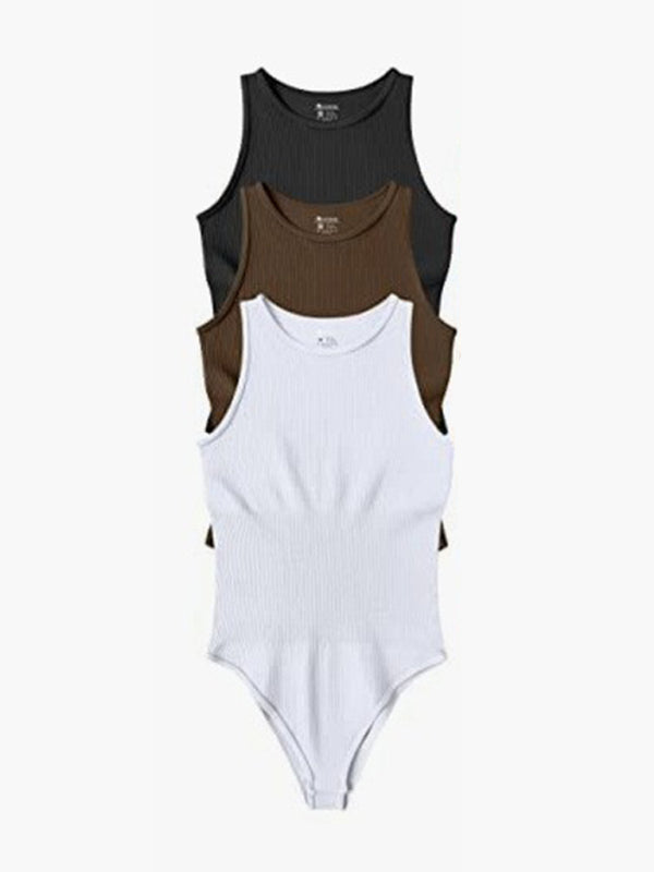 High Neck Sleeveless Classic Bodysuit