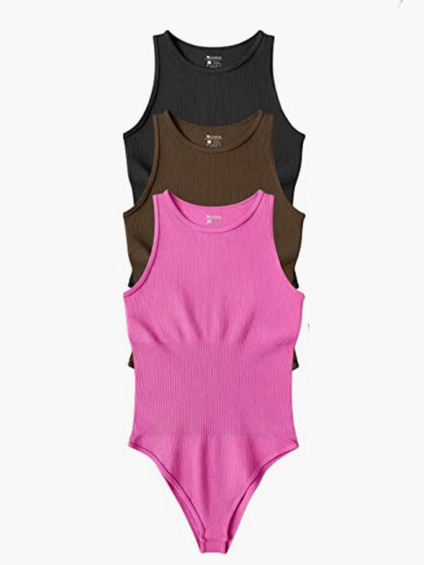 High Neck Sleeveless Classic Bodysuit