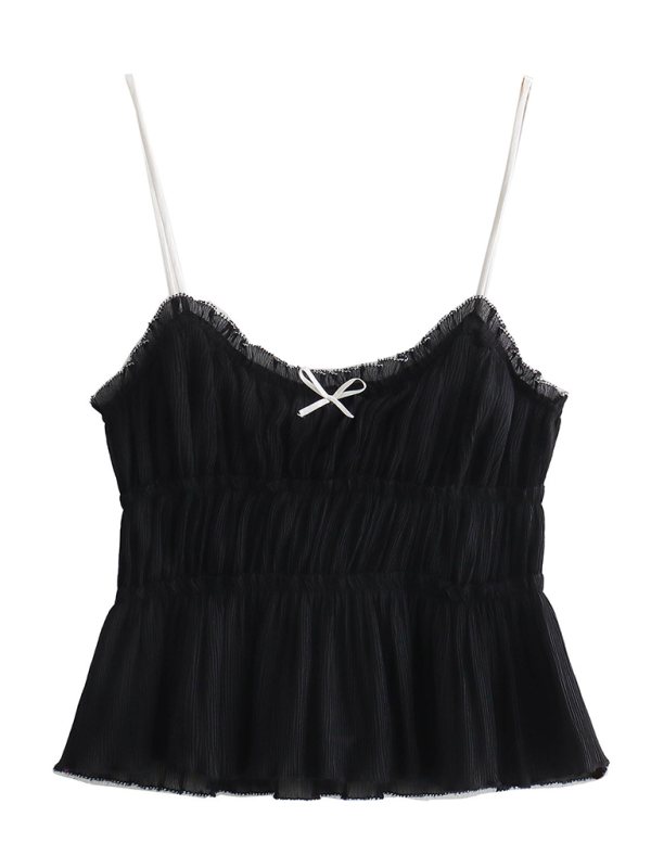 Layered Ruffle Camisole Top